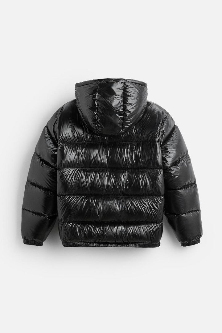 Men's Oversized Puffer Jacket with Hood
