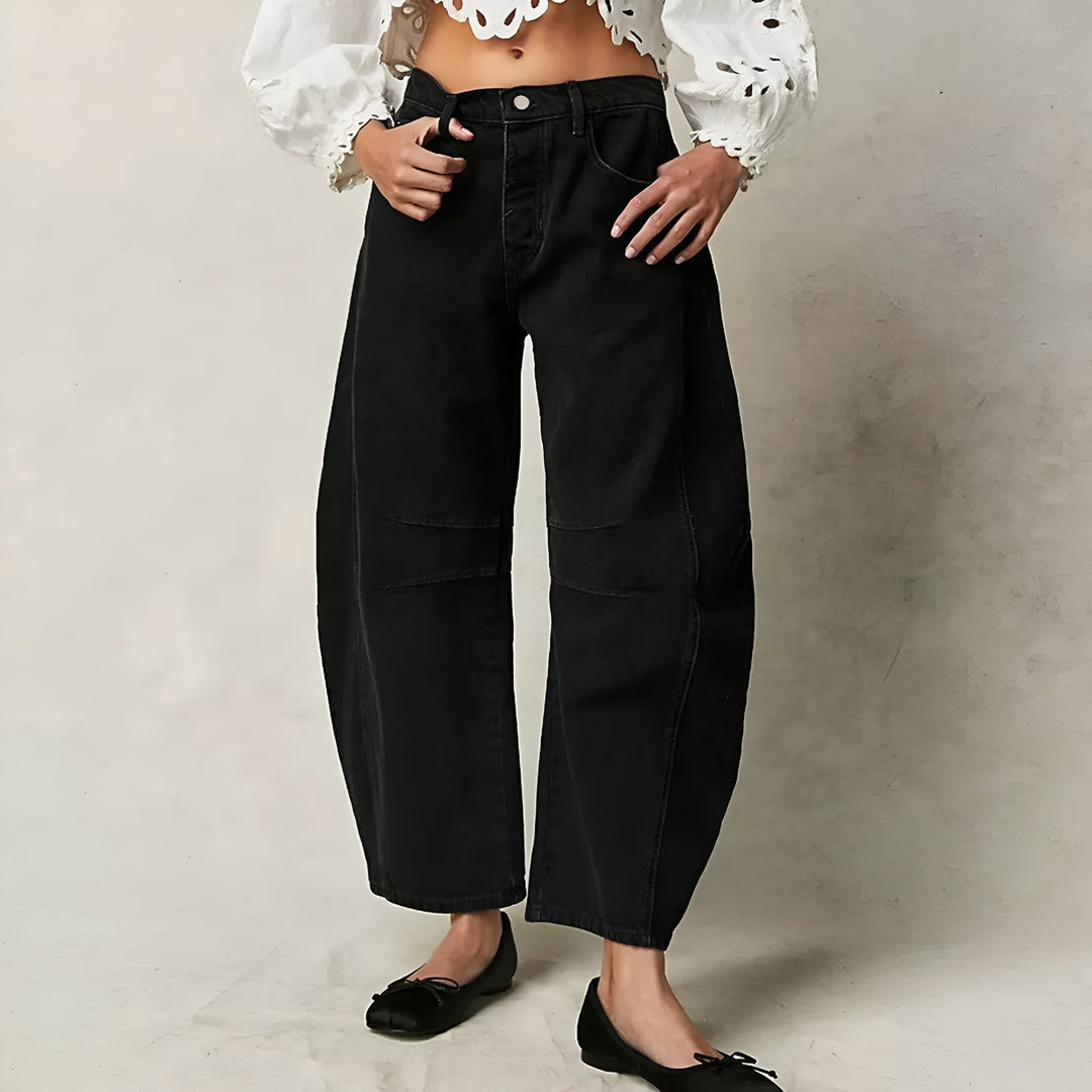 Women's Wide Leg Barrel Jeans