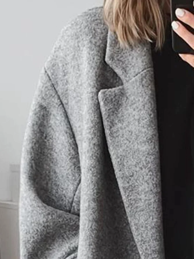 Women's Long Tailored Overcoat in Regular Fit