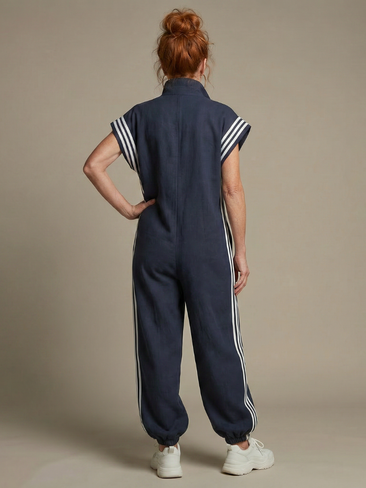 Women's Sleeveless Track Jumpsuit