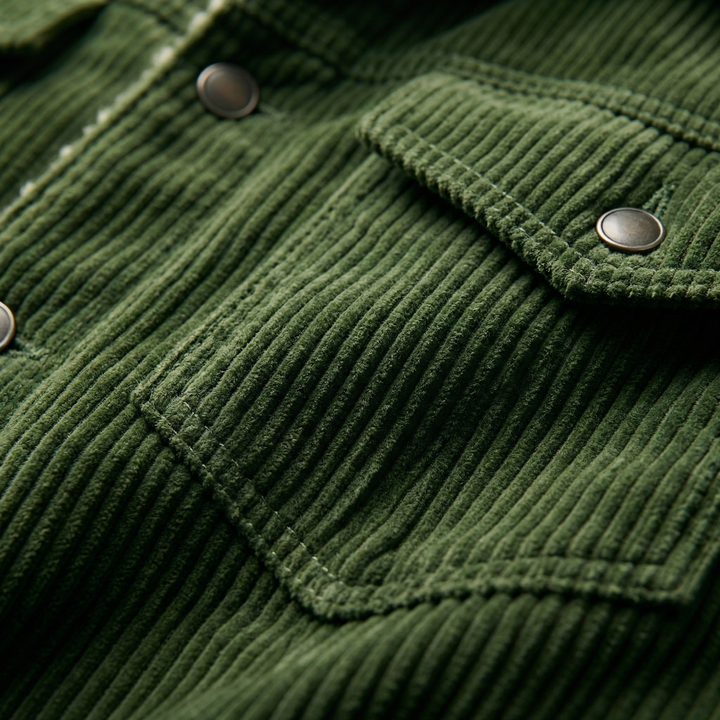 Men's Sherpa-Lined Corduroy Trucker Jacket in a Tailored Fit
