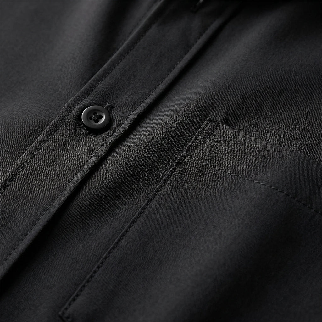 Men's Seersucker Textured Pocket Shirt