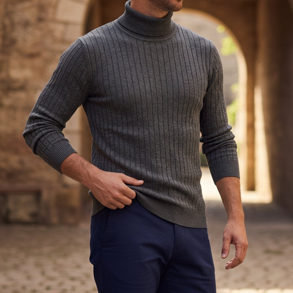 Slim Fit Turtleneck Sweater