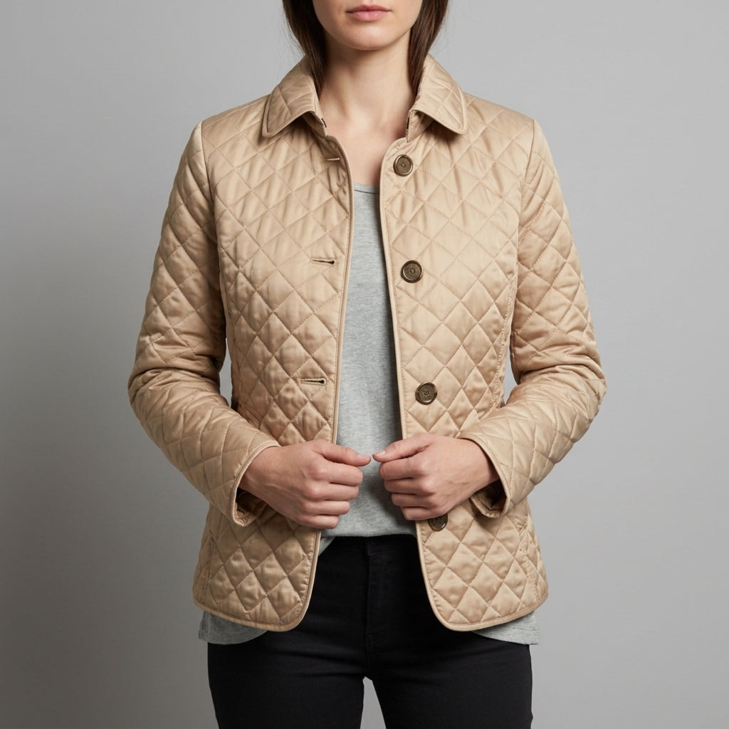 Classic Diamond Quilted Jacket