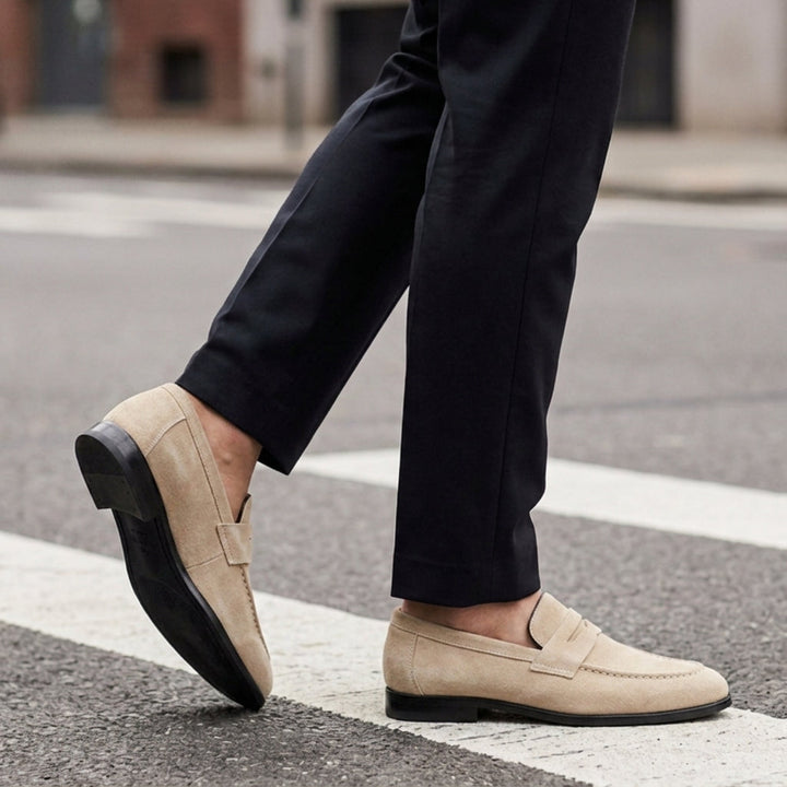 Men's Penny Loafers with Slip-On Design