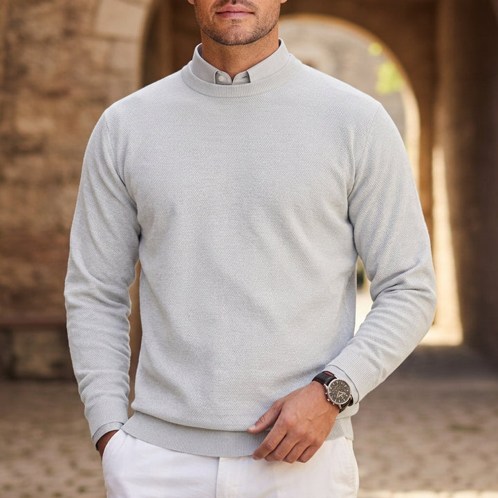 Men's Crew Neck Sweater in Comfortable Fit