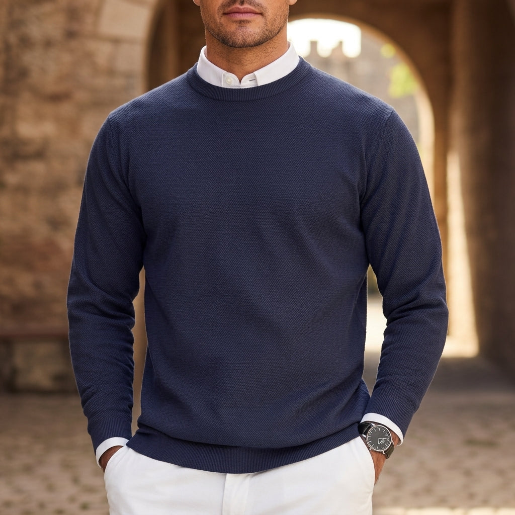 Men's Crew Neck Sweater in Comfortable Fit
