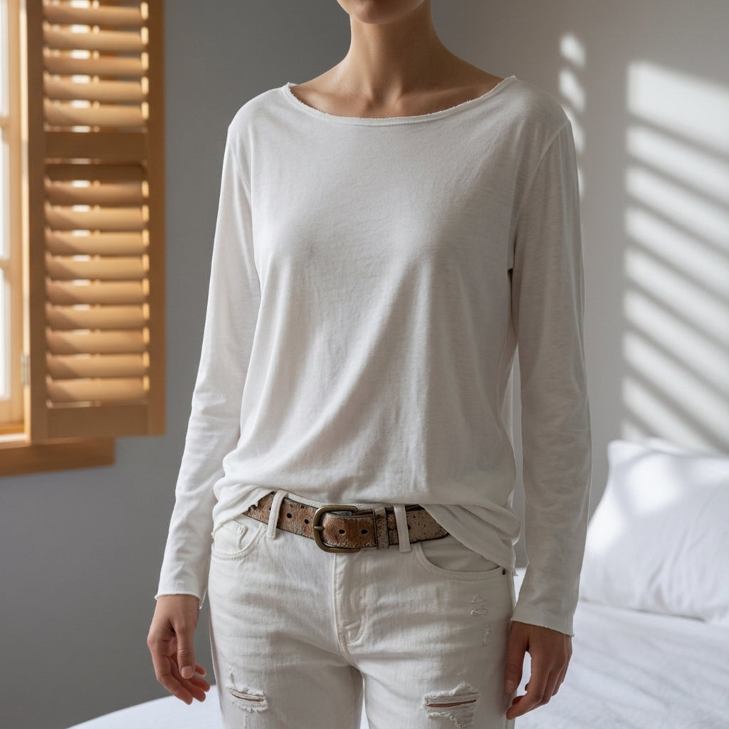 Women's Boat Neck Off-Shoulder Sweater in Loose Fit