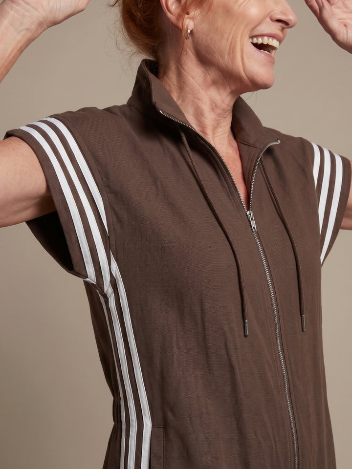 Women's Sleeveless Track Jumpsuit