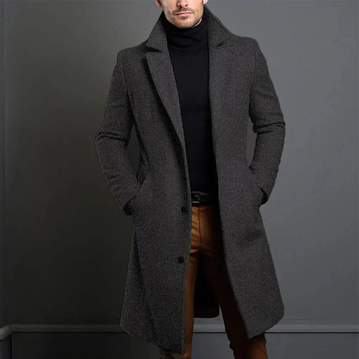 Men's Wool Blend Overcoat Regular Fit