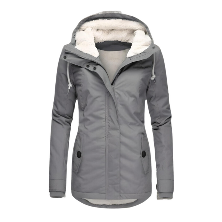 Women's Sherpa-Lined Parka with Adjustable Hood