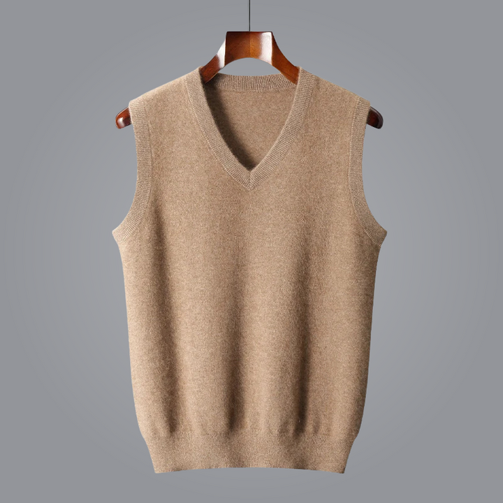 Classic V Neck Knit Vest