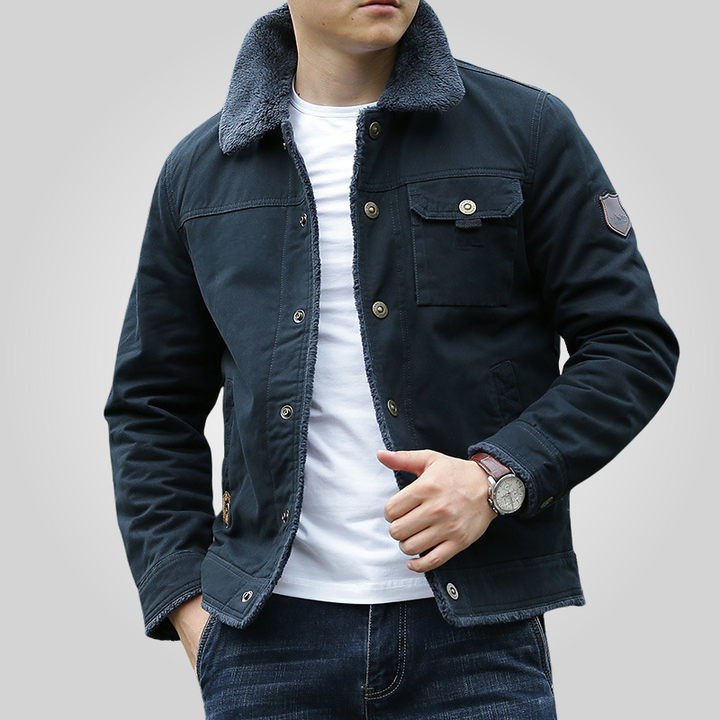 Men's Sherpa Lined Utility Jacket
