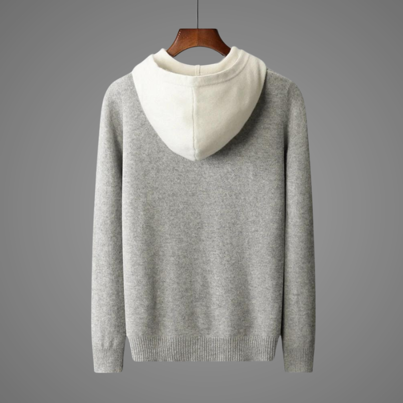Lightweight Knit Hoodie Sweatshirt