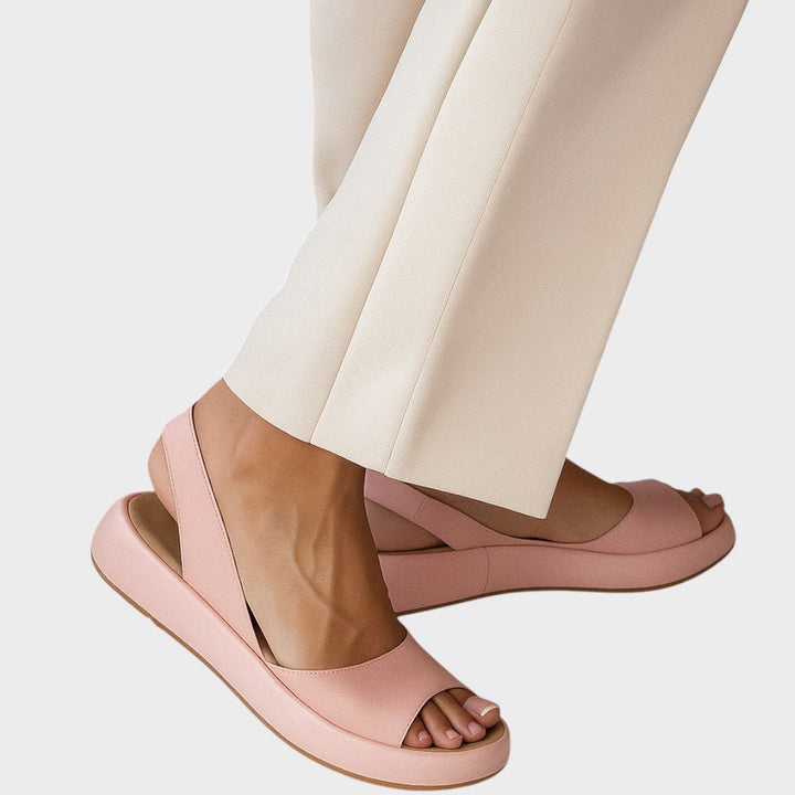 Lightweight Platform Slingback Sandals