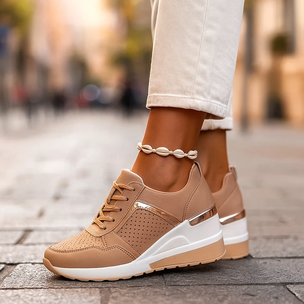 Women's Lace Up Platform Sneakers