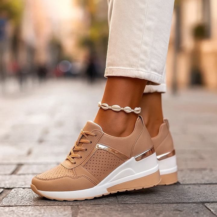 Women's Lace Up Platform Sneakers