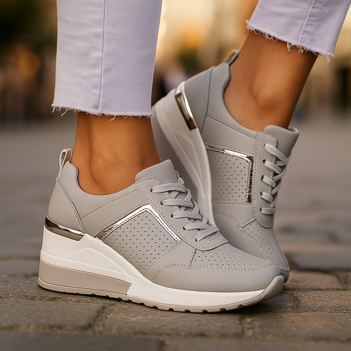 Women's Lace Up Platform Sneakers