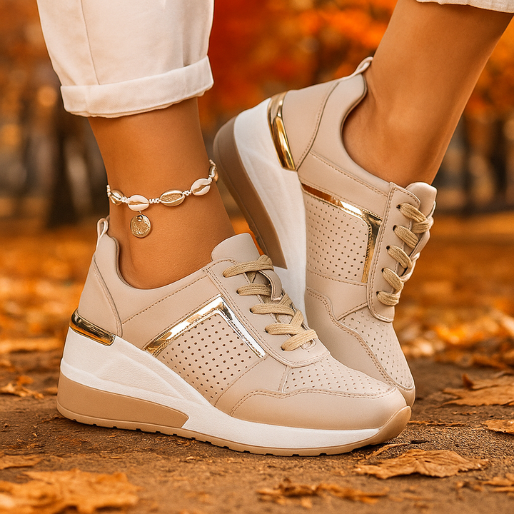 Women's Lace Up Platform Sneakers