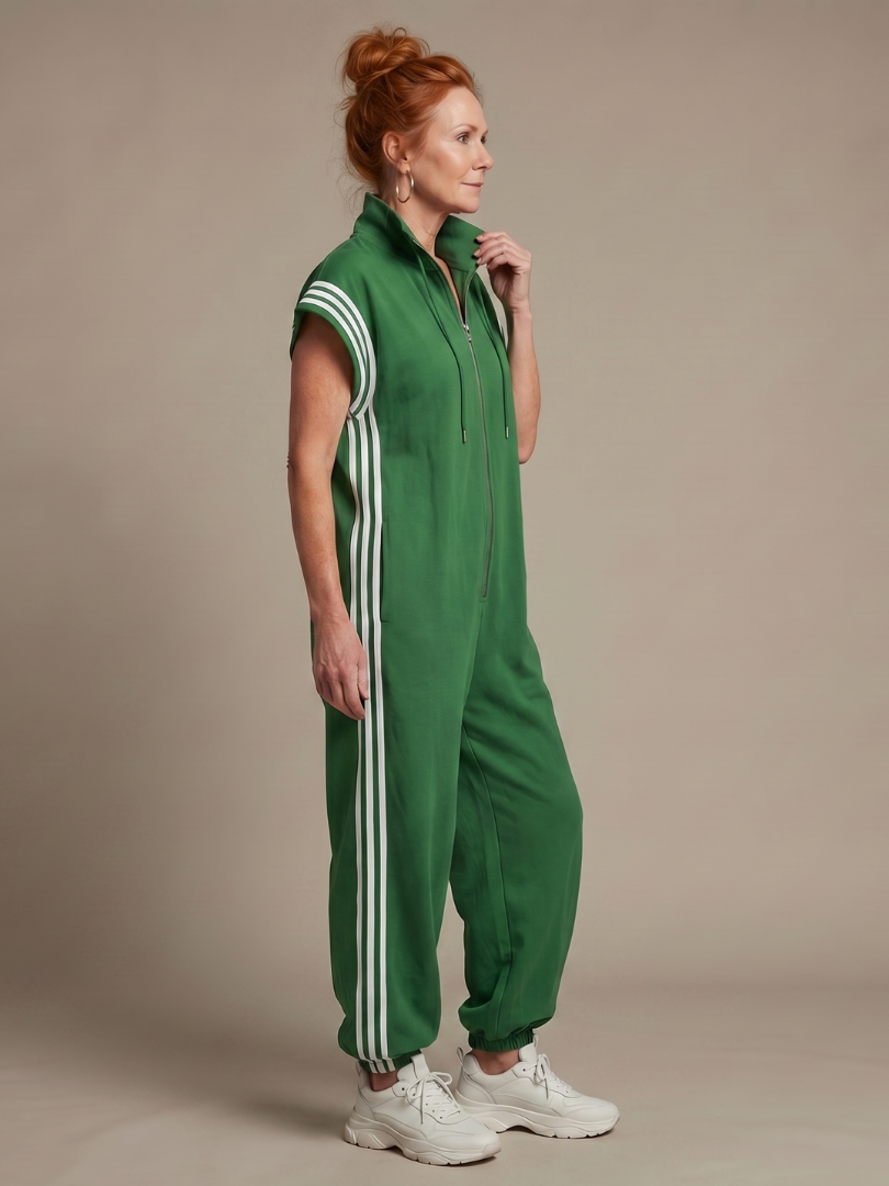 Women's Sleeveless Track Jumpsuit