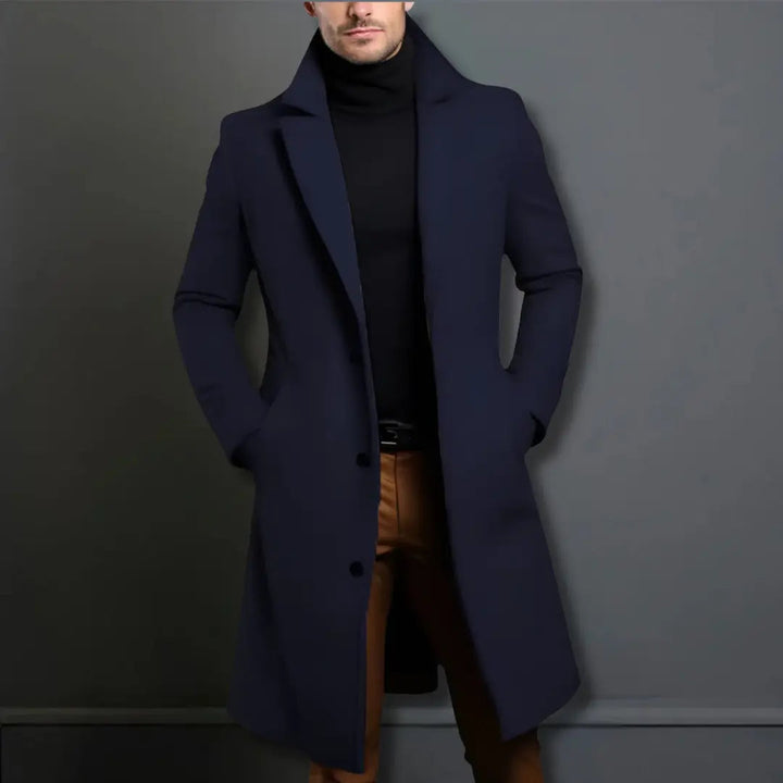 Men's Wool Blend Overcoat Regular Fit
