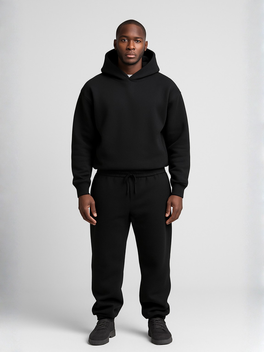 Men's Oversized Hoodie Jogger Tracksuit Set