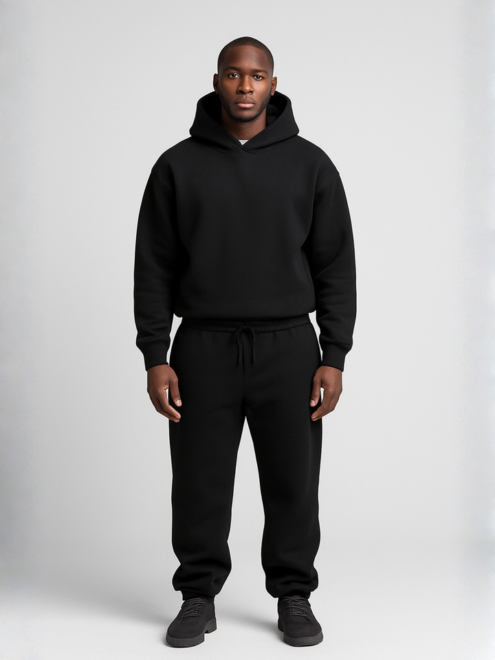 Men's Oversized Hoodie Jogger Tracksuit Set