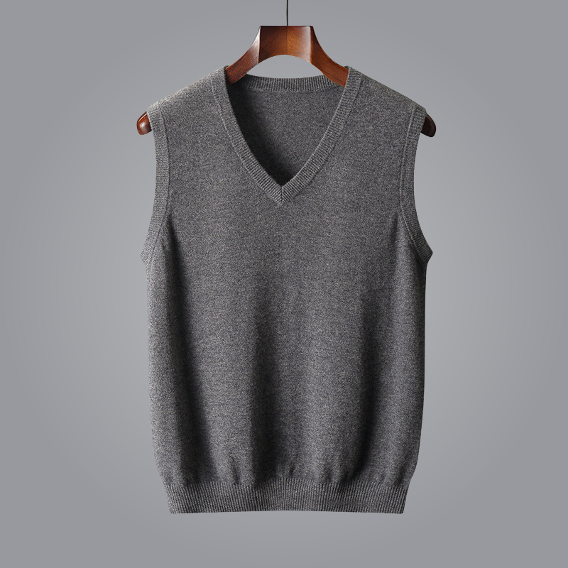 Classic V Neck Knit Vest