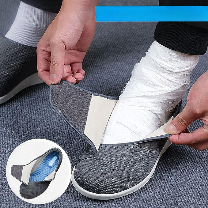 Extra Wide Diabetic Shoes with Adjustable Velcro Straps