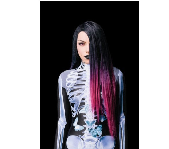 Men's Skeleton Halloween Costume Jumpsuit