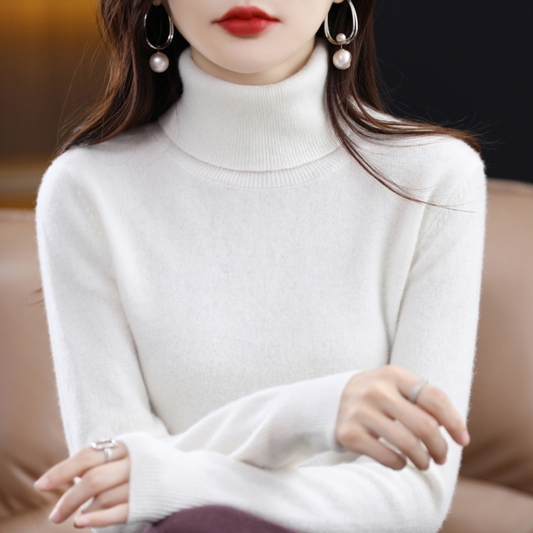 Women's Long Sleeve Turtleneck Sweater