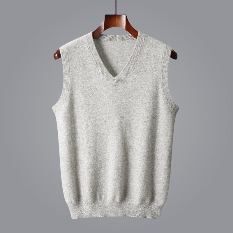 Classic V Neck Knit Vest