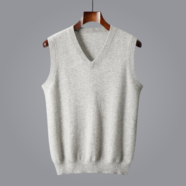 Classic V Neck Knit Vest