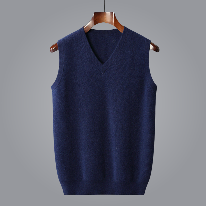 Classic V Neck Knit Vest
