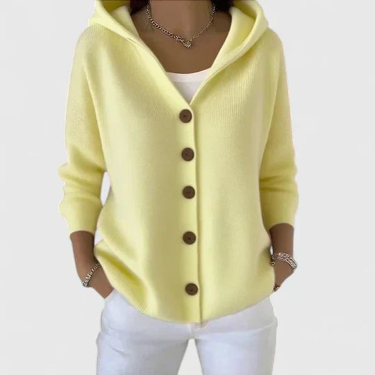 Women's Hooded Knit Cardigan
