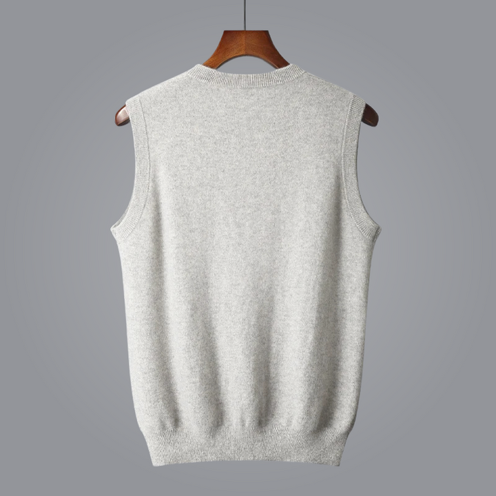 Classic V Neck Knit Vest