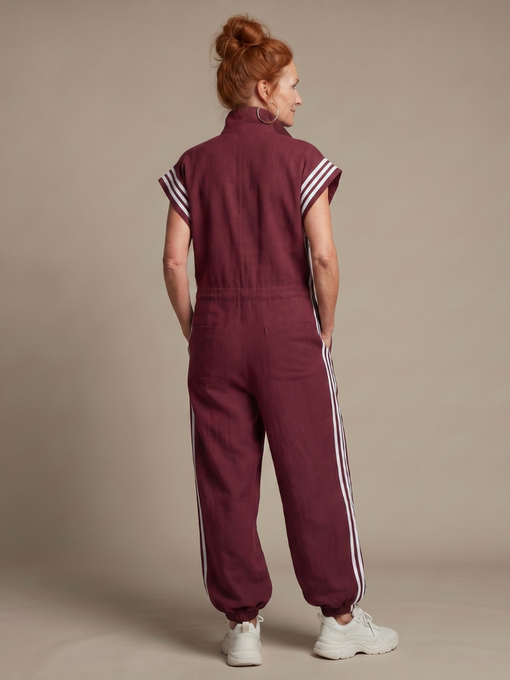 Women's Sleeveless Track Jumpsuit