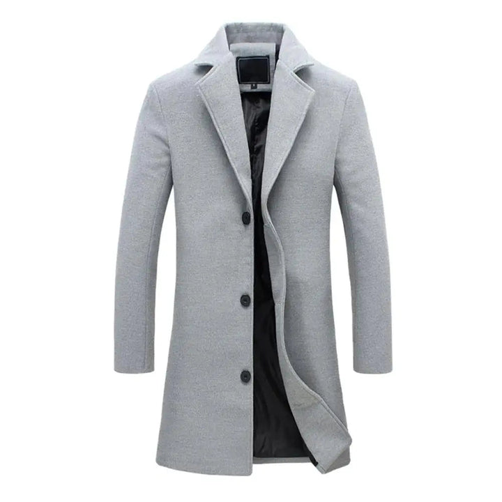 Men's Wool Blend Overcoat Regular Fit
