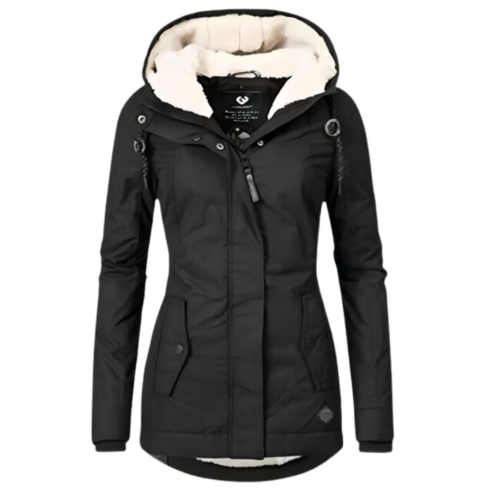 Women's Sherpa-Lined Parka with Adjustable Hood