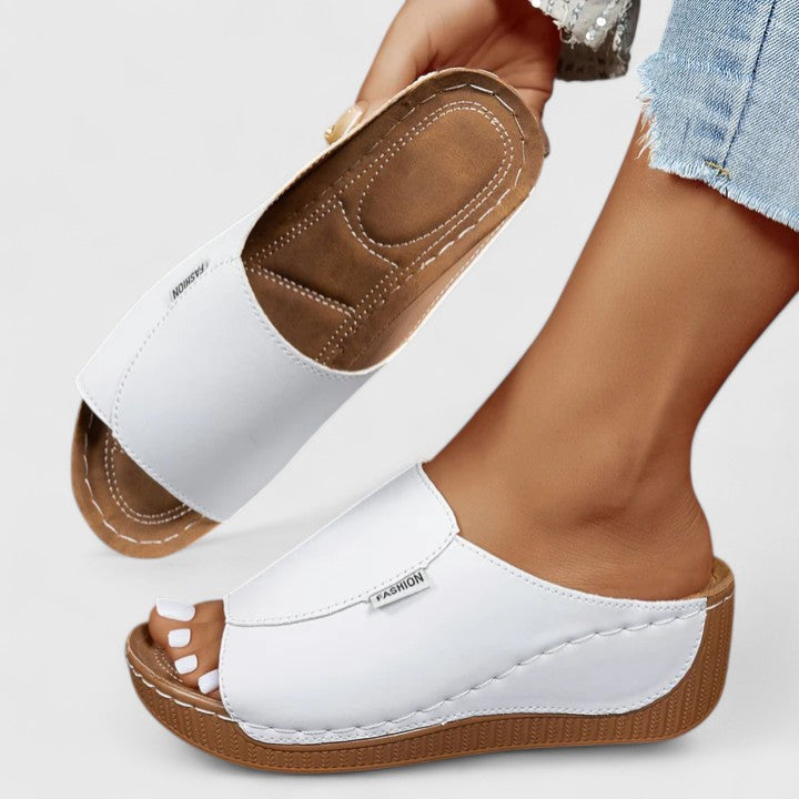 Orthopedic Slip On Wedge Sandals