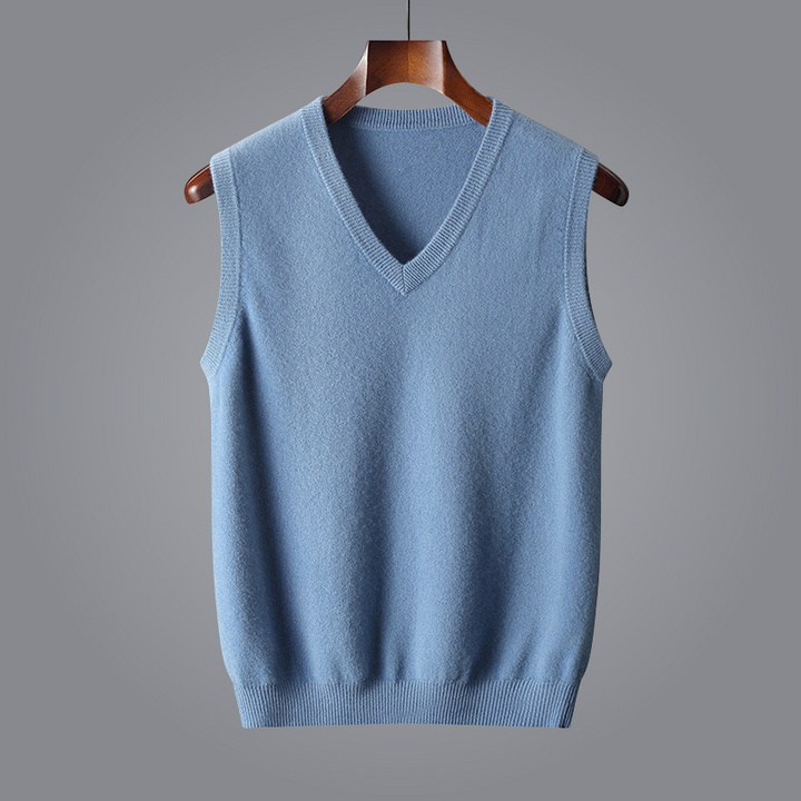 Classic V Neck Knit Vest