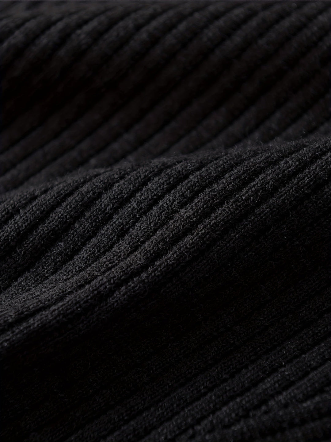 Men's Ribbed Knit V-Neck Sweater Vest