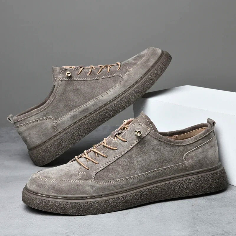 Men's Suede Lace Up Sneakers