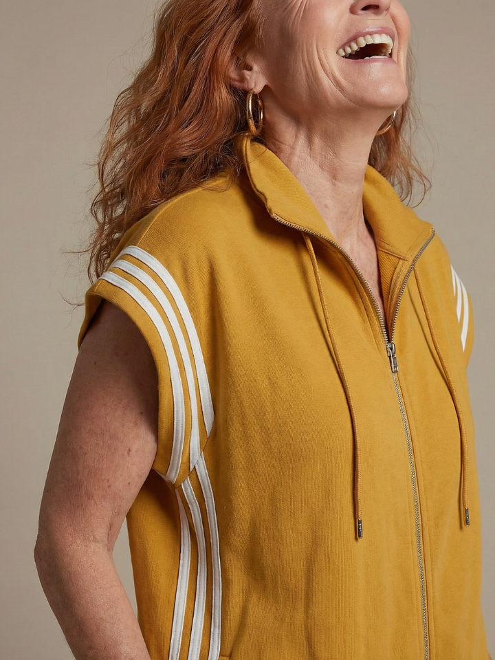 Women's Sleeveless Track Jumpsuit