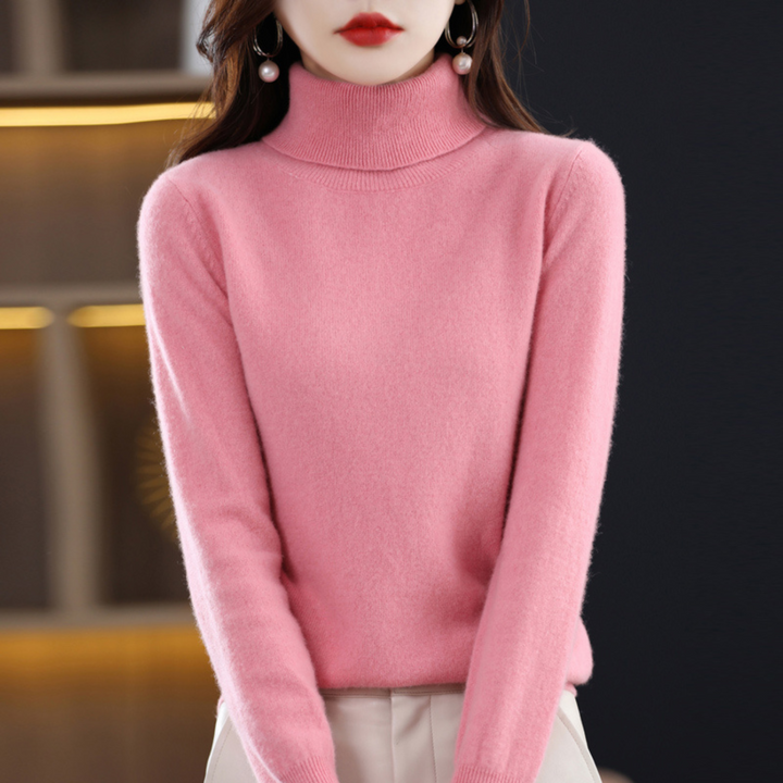 Women's Long Sleeve Turtleneck Sweater