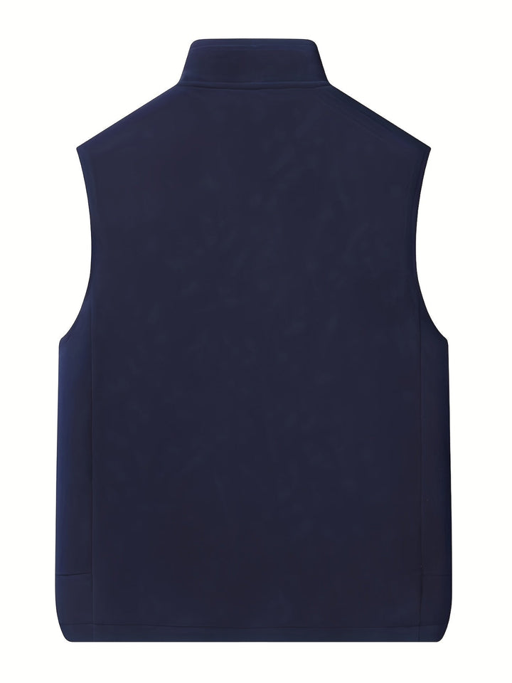 Men's Fleece Sherpa-Lined Zip Vest