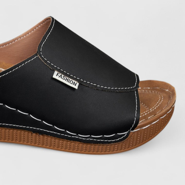 Orthopedic Slip On Wedge Sandals