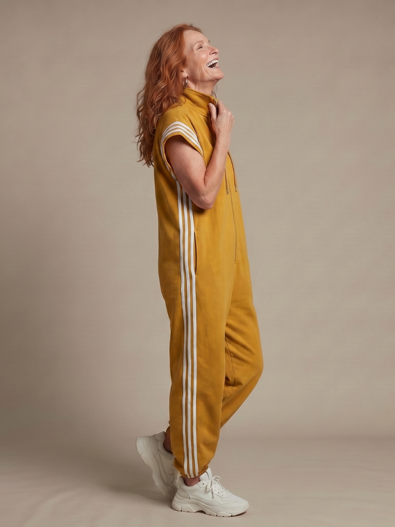 Women's Sleeveless Track Jumpsuit