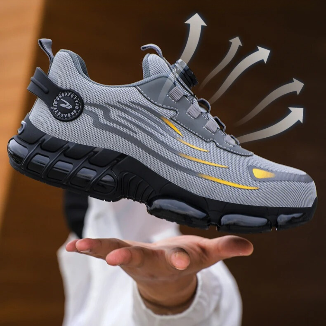 Men's Steel Toe Work Shoes with Dial Closure