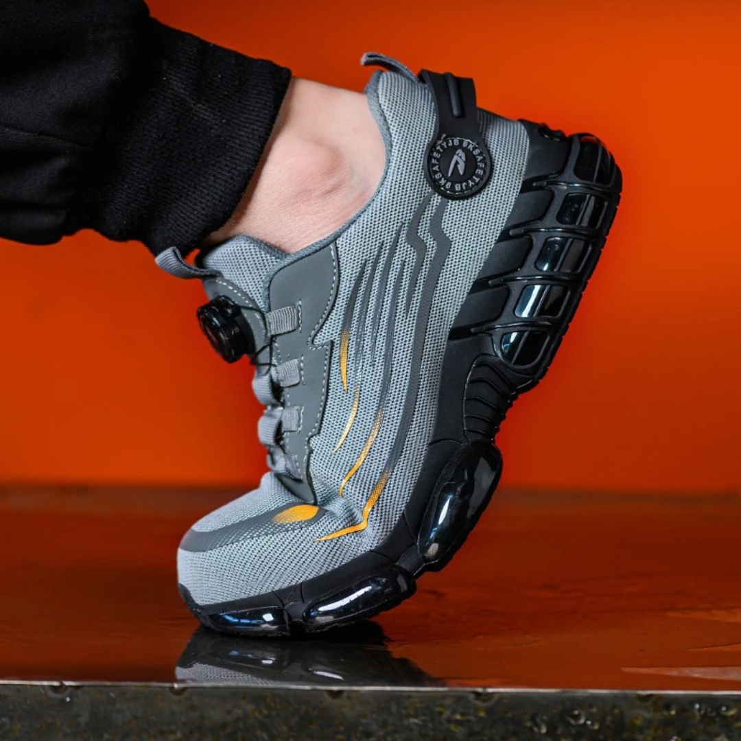 Men's Steel Toe Work Shoes with Dial Closure